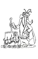 Asterix en obelix kleurplaat 13